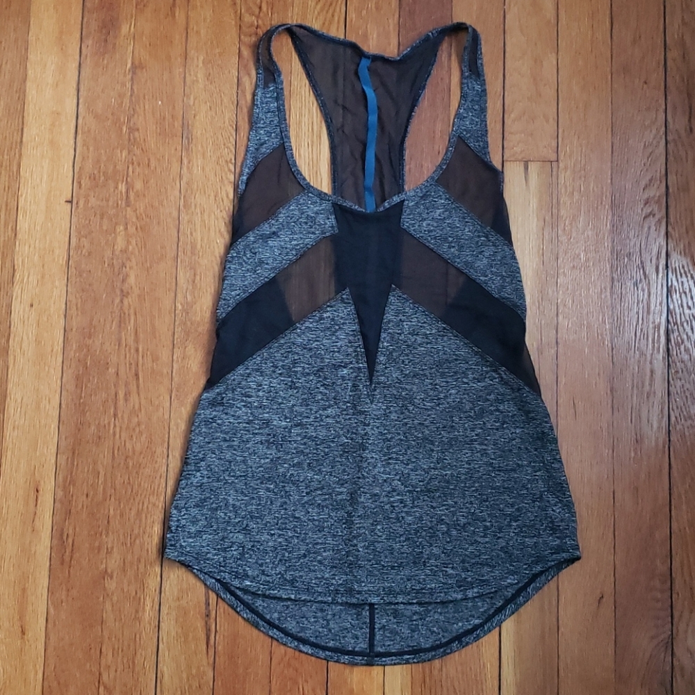 Lululemon Tank Singlet Grey Mesh 4